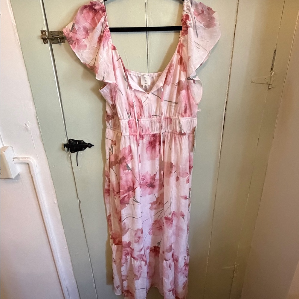 Joie Pink Floral Maxi Dress
